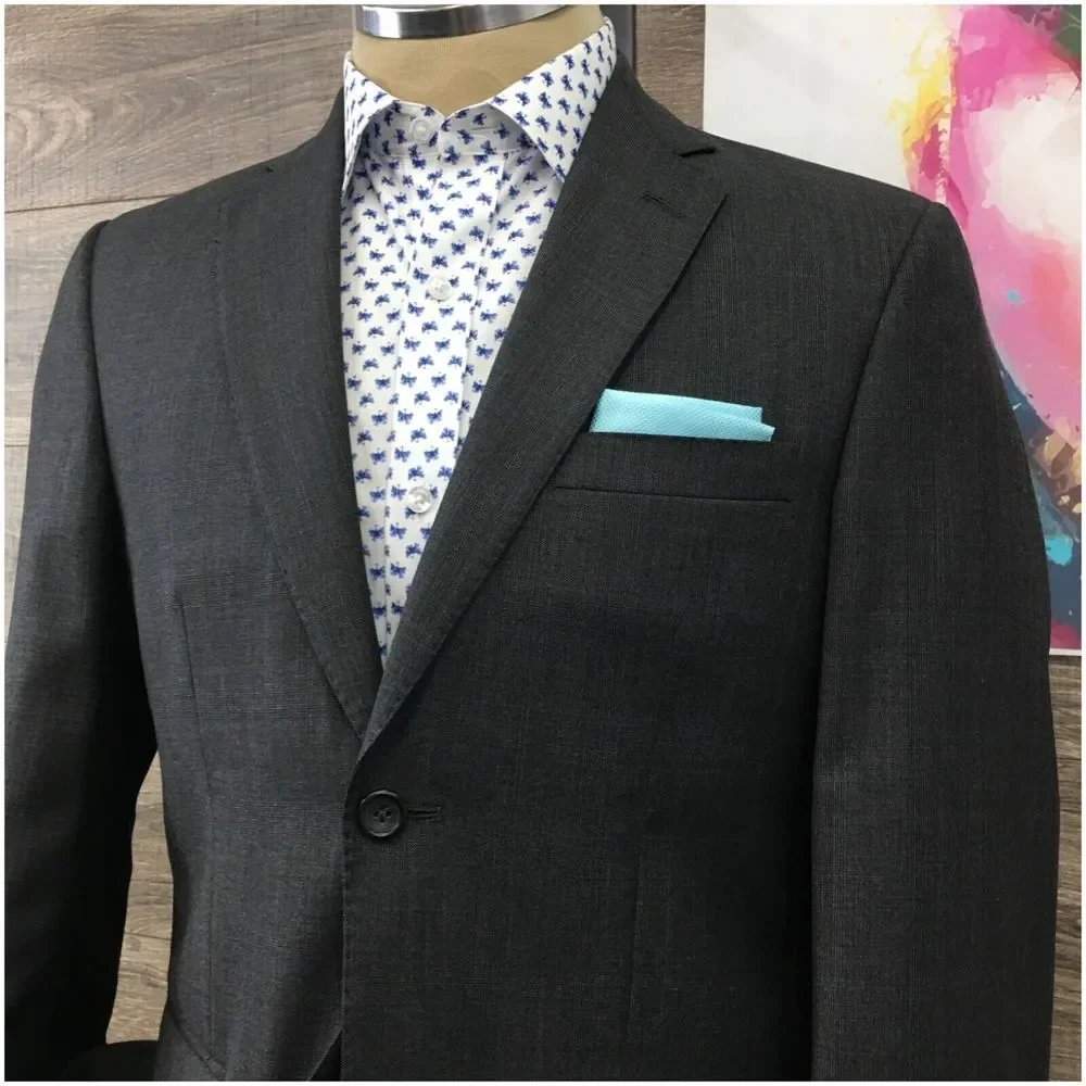 JOSEPH & FEISS Mens Blazer Sport Coat Casual Jacket Size 36S Wool Suit‎